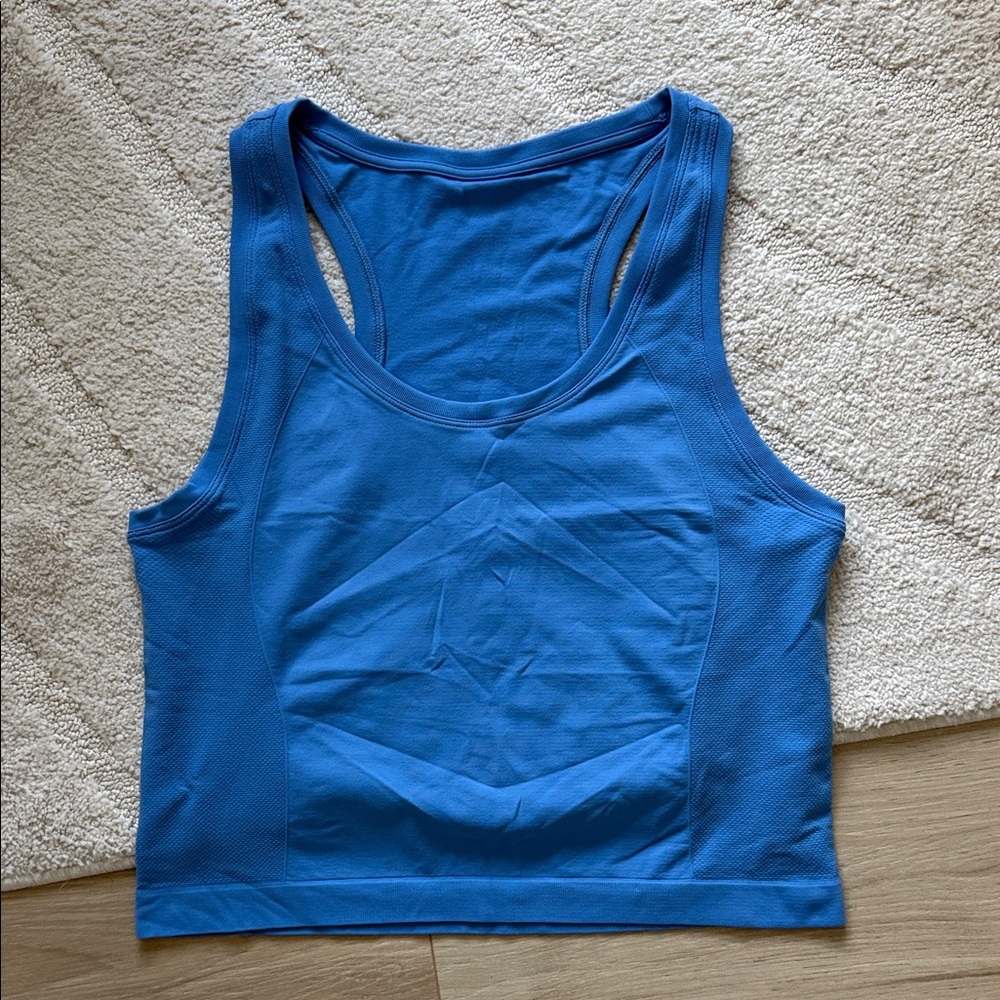 NWOT- Sweaty Betty Blue Workout Top
